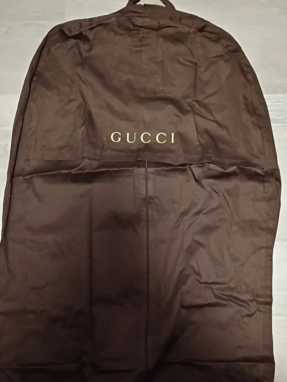 Gucci Men's Pants Cover - Dark Brown with Gold Logo